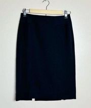 Black WHBM Pencil Skirt Size 0 EUC