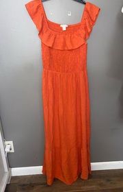 Orange Maxi Dress