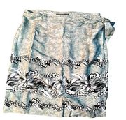 Vintage y2k Tommy bahama silk wrap skirt