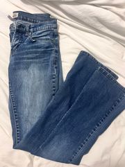 Low Rise Boot Cut Jeans