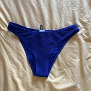 blue bikini bottoms