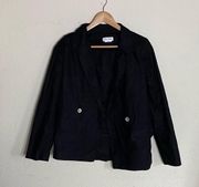 Lovers & friends black button‎ up blazer ( XS )