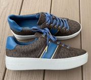 Logo Stripe Sneaker Chambray