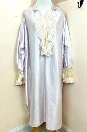 Christian Dior Vintage 80’s Does Victorian Satin and Lace Nightgown L