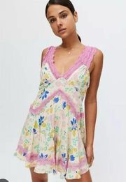 Urban Outfitters Tiffany lace trim mini dress