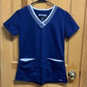 𝅺grey’s Anatomy Active XS women’s scrub top Blue