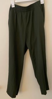 Green Wool Pants