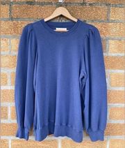 The Great. puff sleeve knit pullover sweater size 1