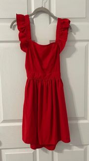 francesca’s red dress