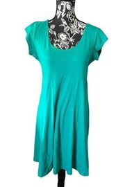 Toad and Company women’s dress organic cotton green medium summer comfy