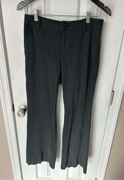 Cabi gray pants size 4 stretchy wide leg