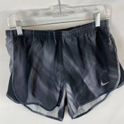 Nike  Dri Fit Running Shorts grey black pattern size medium