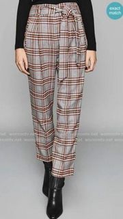 Reiss Plaid Trousers size 6