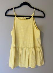 Yellow Linen Tanktop