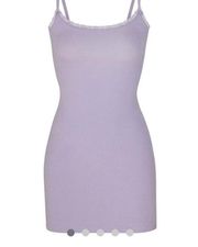 Pointelle Style Slip Dress