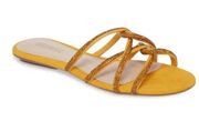 SCHUTZ Uzia Crystal Embellished Slide Sandal Ezra size 38