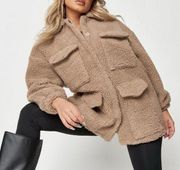 Missguided Teddy Bear Coat