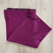 LULULEMON womens striped purple soft stretchy travel scarf wrap OS oversized