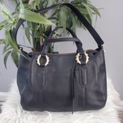 Aimee Kestenberg Black Soft Leather Shoulder Bag