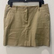 Body By Victoria Mini Tan Khaki Skirt Size 10 