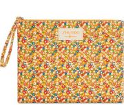 Shiseido x Tory Burch Multicolored Floral Wristlet Cosmetic Make-Up Bag Women's