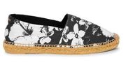 Hibiscus-Print Espadrilles