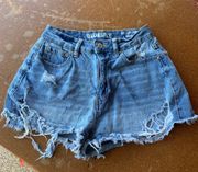 Mom High Rise Jean Shorts