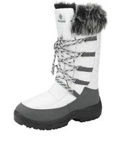 (Size 7) Dream Pairs Women Waterproof Winter Snow Boots Faux Fur Grey/Taupe