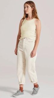 NWT All Birds The Ribbed Tank in Natural White- Size M