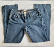 refuge Flare Style #CHRF-6208-2DW Blue Jeans‎ Size 13L