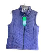 Free Country Womans Reversible Vest Smoky Grape Sz L NWT