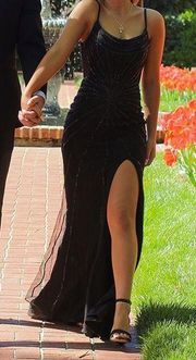 Gianni Bini Black Prom Dress