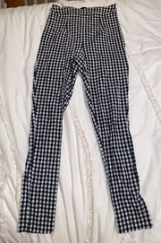 Black And White Checkered Pants