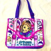 Purple Glittery Princess In Training Purse for Baby Girl Dress Up Play Time