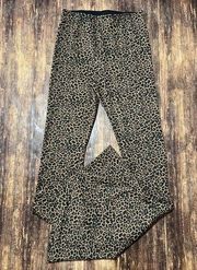 Show Me Your MuMu Leopard Print Flare SMALL Pants