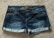 Arizona Jeans Co. Dark Wash Denim Roll Up Shorts | Size 9