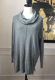 RD Style Cowl Neck Tunic Sweater Lightweight M