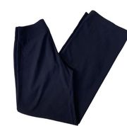 Giorgio Armani Dress Pants Womens 40 Navy Textured Trouser