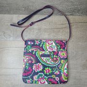 Vera Bradley Slim crossbody purse In Petal Paisley