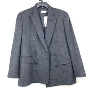 NWT A.L.C Double Breasted Blazer in dark Gray