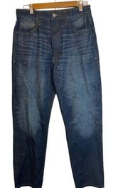 Collusion Jeans Women's 32 x005 Straight Leg To Fit Waist Denim Blue NEW
