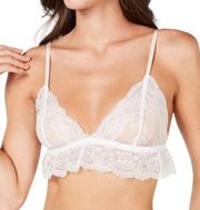 New! Hanky Panky Julia Ruffled Lace Bralette 977531