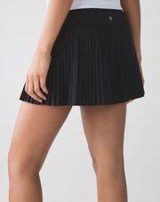 Lululemon Black Pleated Skirt