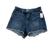 GOOD AMERICAN Cut Off Shorts Size 14 / 32” NEW New with tags never