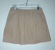 NWOT J. Crew Corduroy Khaki Pocket Mini Skirt