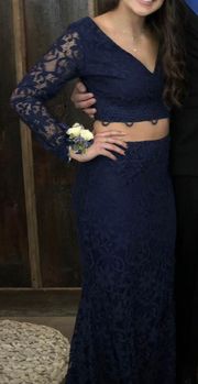 Two Piece Prom Dress