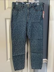 Women’s Size 10 Jen7 by  Blue Leopard Skinny Ankle Jeans