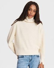 rag & bone wool cashmere ivory turtleneck sweater size S