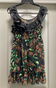 Black Floral  Brand Dress