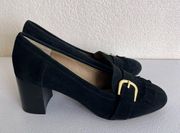 black heels size 8